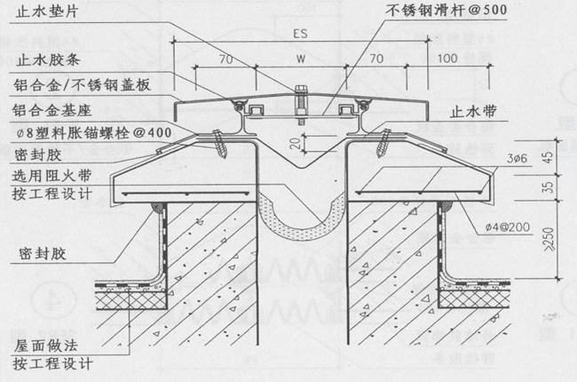 屋面变形缝RM(图2) 屋面变形缝RM(图2)